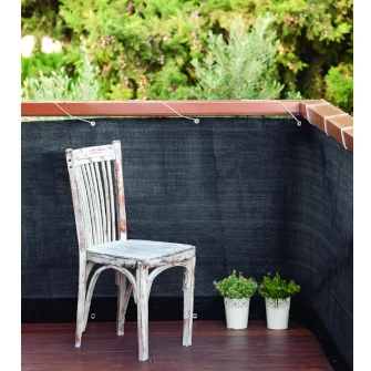 Balcony Easy szőtt háló korlátra fém fűzőlyukakkal
