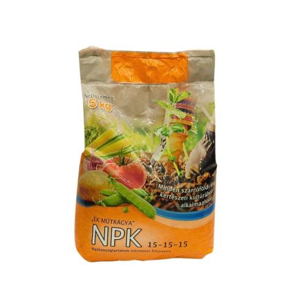 NPK műtrágya, 3 x 15, 5 kg