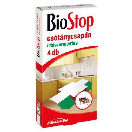 Biostop csótánycsapda, 4 db