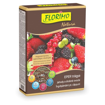 Florimo műtrágya eperhez, aprógyümölcsökhöz, 2 kg
