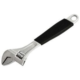   Állítható villáskulcs, 250 x 30 mm, mm-es beosztás, gumírozott nyéllel