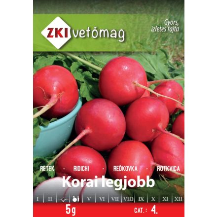 Korai legjobb retek vetőmag