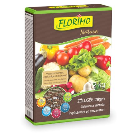 Florimo szerves trágya granulátum zöldséghez,  2 kg