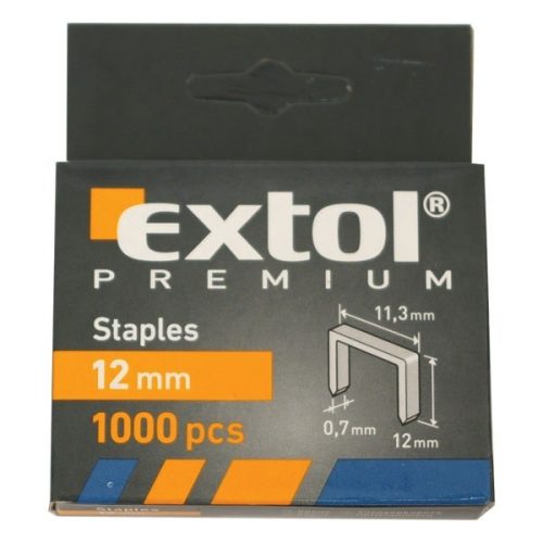 Extol tűzőgépkapocs (11,3×0,52×0,7); 1000 db
