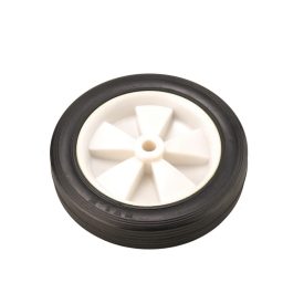 Kerék, tömör gumi, műanyag felni, 125 x 35 mm (65125RR) Kerék, tömör gumi, műanyag felni, 125 x 35 mm (65125RR)