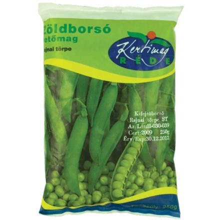 Rajnai törpe kifejtőborsó vetőmag, 1 kg