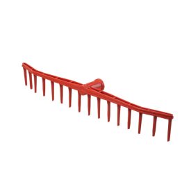 Gereblye, 16 fogú, begyűjtő, 60 cm, műanyag  