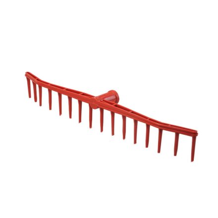 Gereblye, 16 fogú, begyűjtő, 60 cm, műanyag  