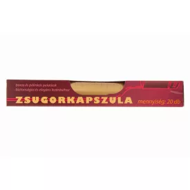 Dugó kapszula, pvc, arany, 20 db/cs