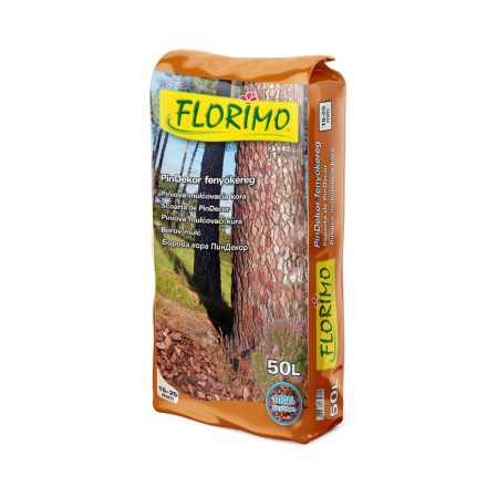 Florimo fenyőkéreg, dekor, 15-25 mm, 50 liter