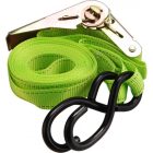 Rakományrögzítő gurtni, kampós, 500 kg