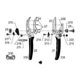 Felco gumi ütköző, 20-2/18