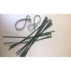 Kötöző zöld műanyag, 17 cm 