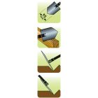 Extol Premium túraásó, összecsukható, 40 cm 