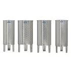 Bortartály inox 180L csappal Zottel