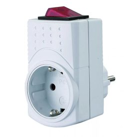 Hálózati aljzat világítós kapcsolóval