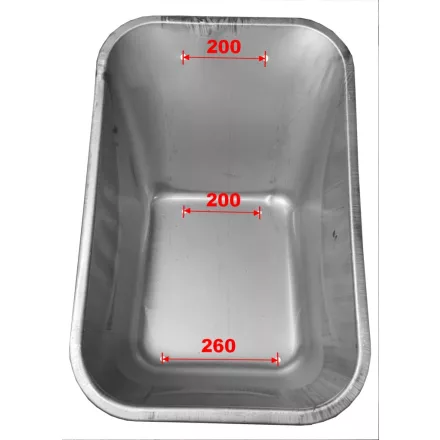 Talicska puttony horganyzott 85L/150kg