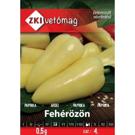 Fehérözön paprika vetőmag 