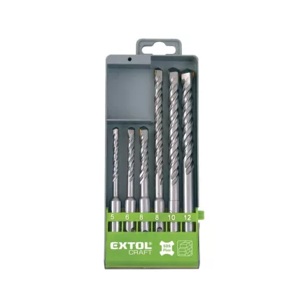 SDS plus betonfúró készlet, 6 db, 110 mm 