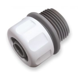 Műanyag tömlőtoldó, 1/2" - 3/4", KM 