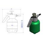 Permetező kézi 1.5 L GARDEN