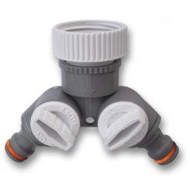   White Line csapcsatlakozó, elzárható Y, 1"-3/4" 