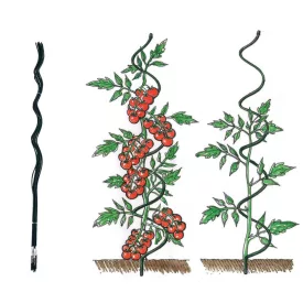   Paradicsomkaró, 6,5 mm 1,8 m, műanyaggal bevont, hullámos 