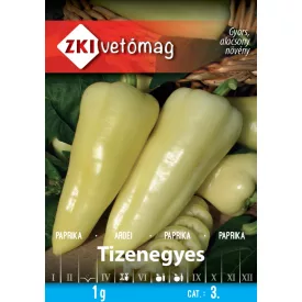 Tizenegyes paprika vetőmag, 1 g