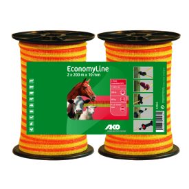 Villanypásztorhoz szalag 2 x 200 m