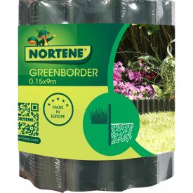 Greenborder gyepszegély, műanyag, 9 m x 15 cm 