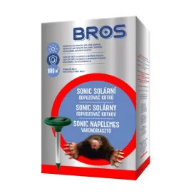 Bros ultrahangos vakondriasztó, napelemes /B419/