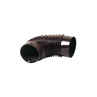 Füstcső könyök barna fi 120 mm