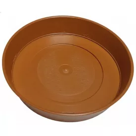 Műanyag cserépalátét, 12 cm, vörös