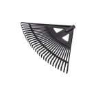 Lombseprű műanyag 60cm íves fekete (4543)