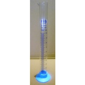 Üveg mérőhenger, osztásos, dobozos, 100 ml