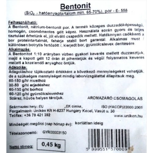 Bentonit, 450g