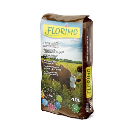 Florimo komposztált marhatrágya, 40 liter