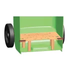 Komposzt BIO kuka 240 L BARNA kerekes