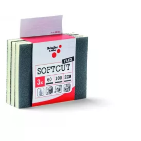 Softcut Flex csiszolópárna szett, 3 db (P60, P100, P220)