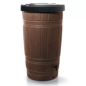 Esővízgyűjtő tartály csappal 265L WOODCAN barna