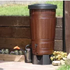 Esővízgyűjtő tartály csappal 265L WOODCAN barna