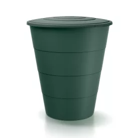 Esővízgyűjtő tartály csappal 210L SMOOTH zöld