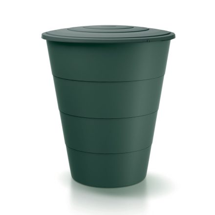Esővízgyűjtő tartály csappal 210L SMOOTH zöld