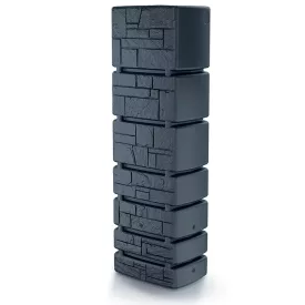 Esővízgyűjtő tartály csappal 350L TOWER STONE antracit