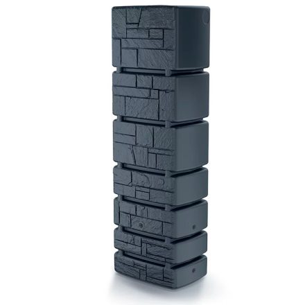 Esővízgyűjtő tartály csappal 350L TOWER STONE antracit