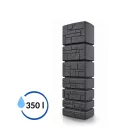 Esővízgyűjtő tartály csappal 350L TOWER STONE antracit
