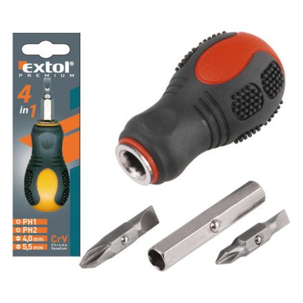 Marokcsavarhúzó készlet 2 db cserélhető kétoldalas szárral