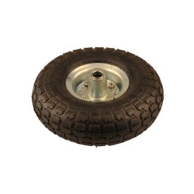   Kerék pneumatikus fémfelnis 3.50 x 4" egy oldalon csapágyazott