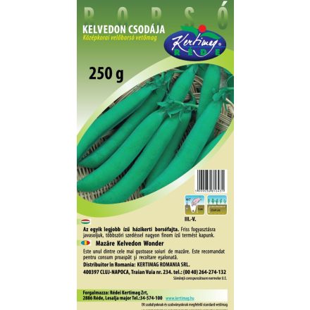 Kelvedon csodája borsó vetőmag, 250 g