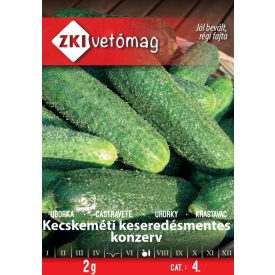 Kecskeméti keseredésmentes uborka vetőmag